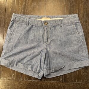 Banana‎ Republic Light Blue Chambray Shorts